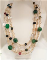 Collana Rudelli Zambetti Gioielli Donna Morgana gioielli in argento in Pietre dure Quarzo CM4